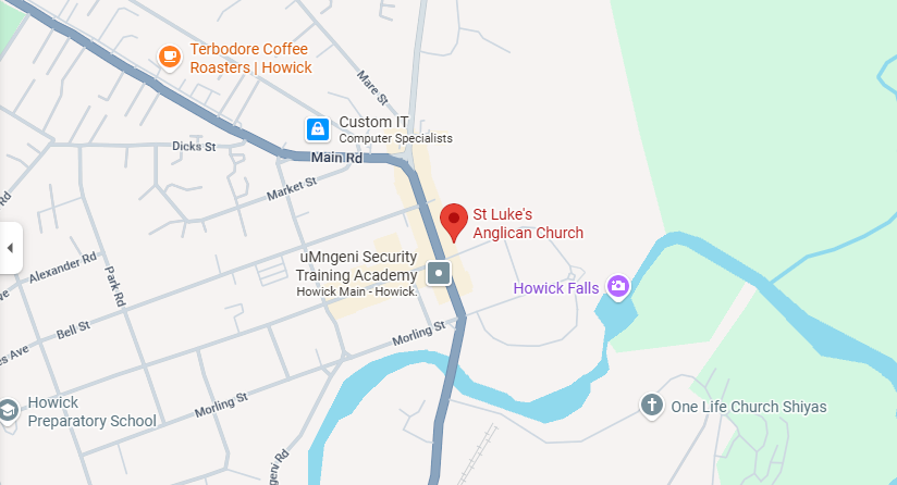 Map showing St Mark's Shafton location